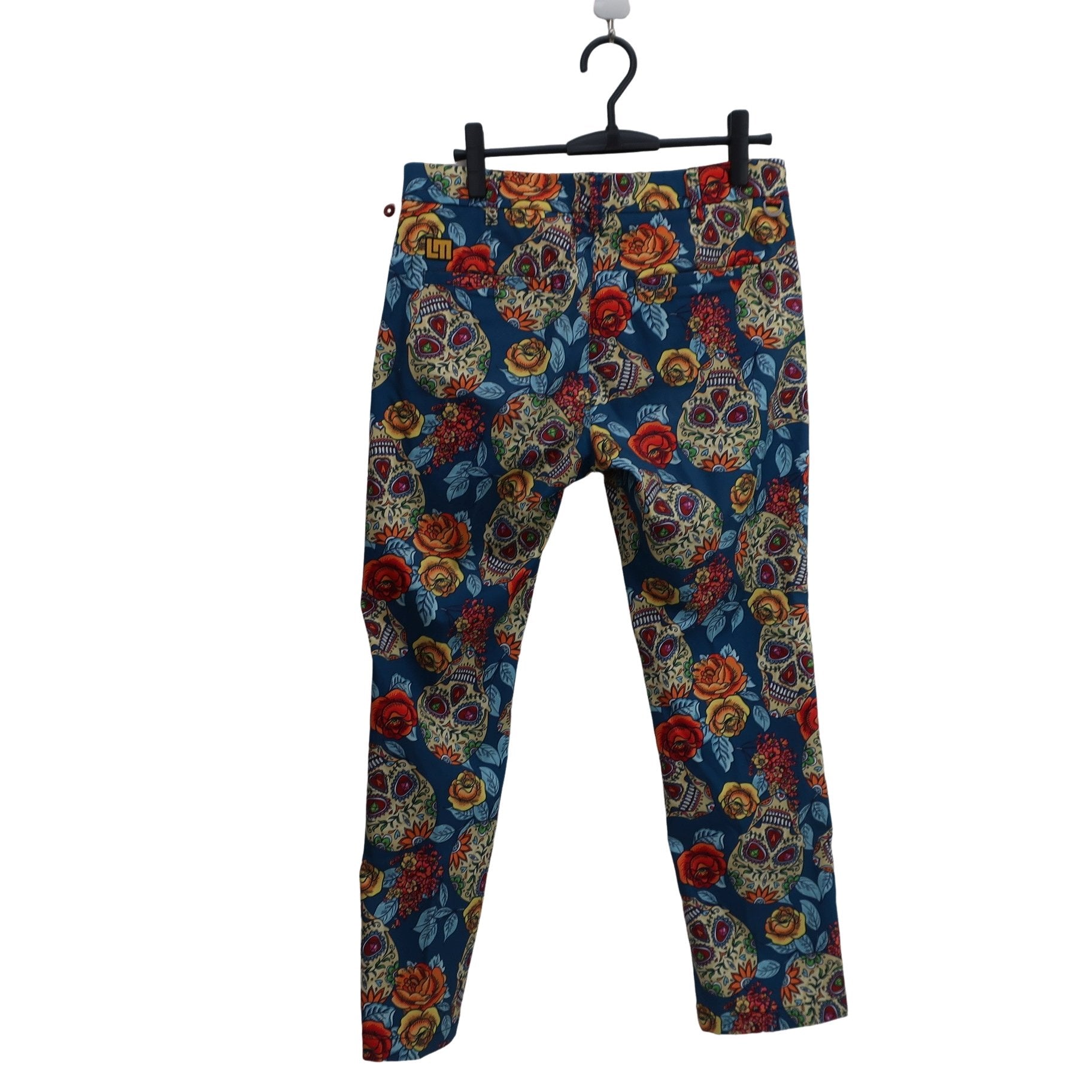 LOUDMOUTH(ラウドマウス) パンツ 青系総柄 レディース L A