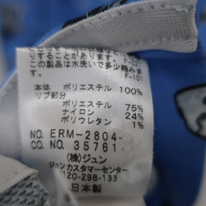 Jun and Rope(ジュン アンド ロペ) ポロシャツ&ショートパンツ セットアップ 水色総柄 レディース M A