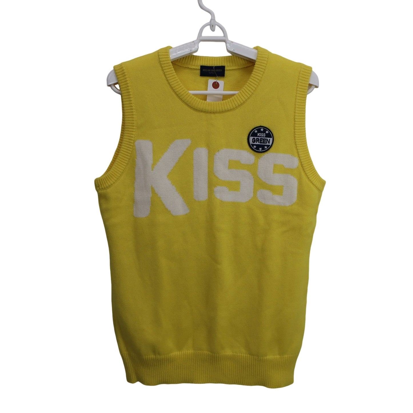 KISS ON THE GREEN(キスオンザグリーン) ニットベスト 黄色 レディース 3 A