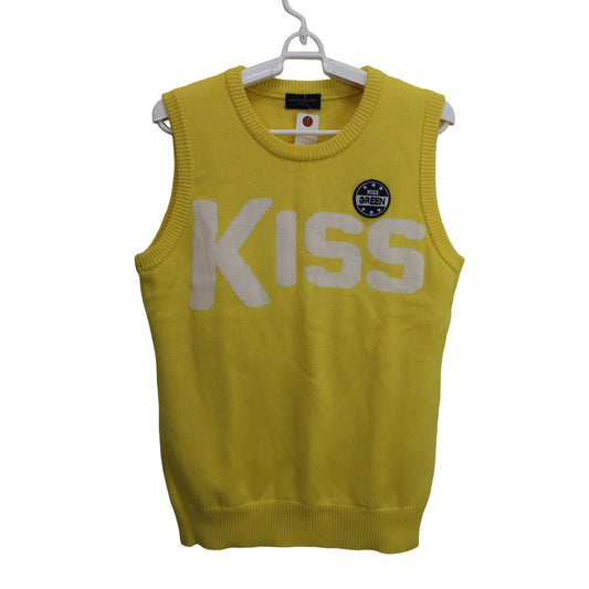 KISS ON THE GREEN(キスオンザグリーン) ニットベスト 黄色 レディース 3 A