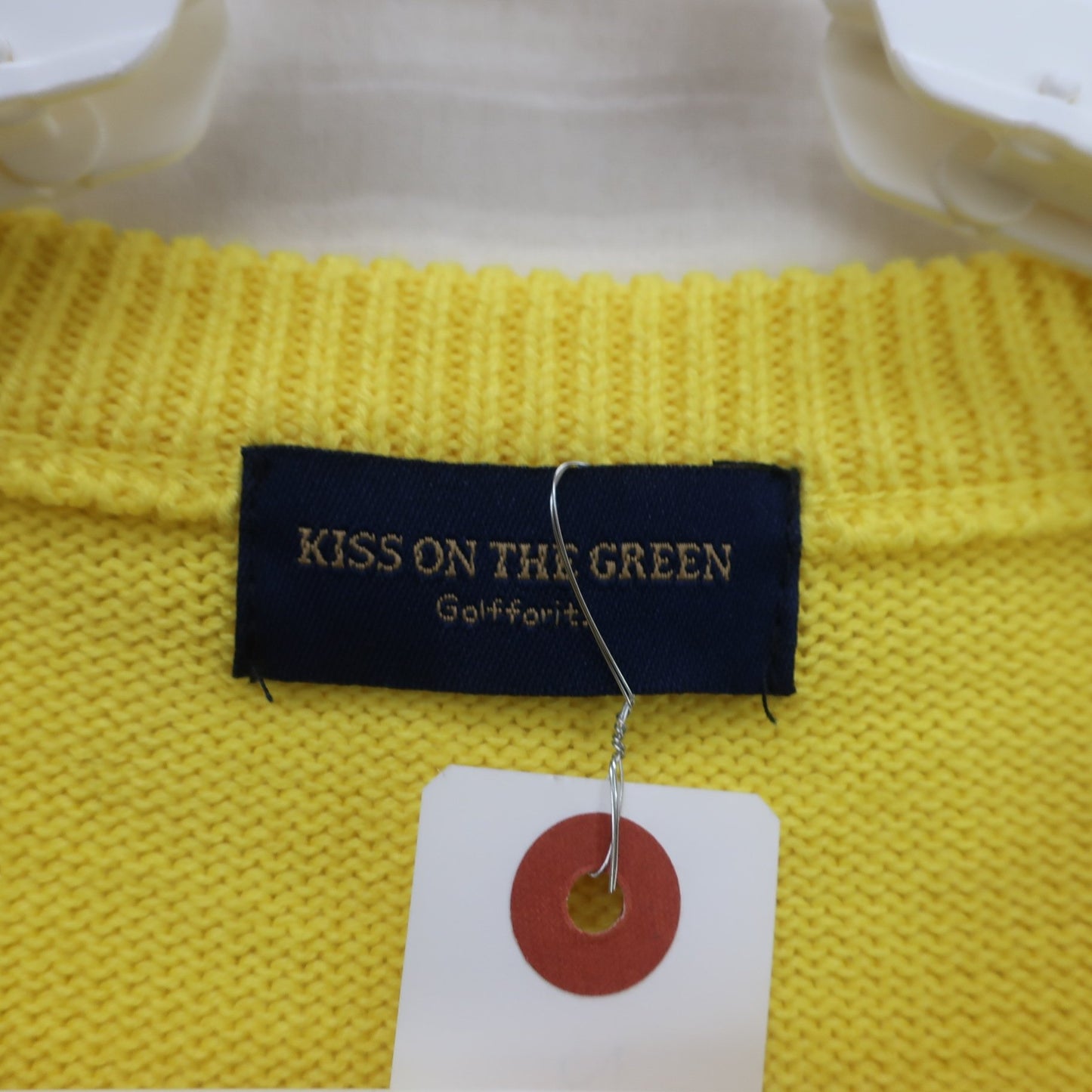 KISS ON THE GREEN(キスオンザグリーン) ニットベスト 黄色 レディース 3 A