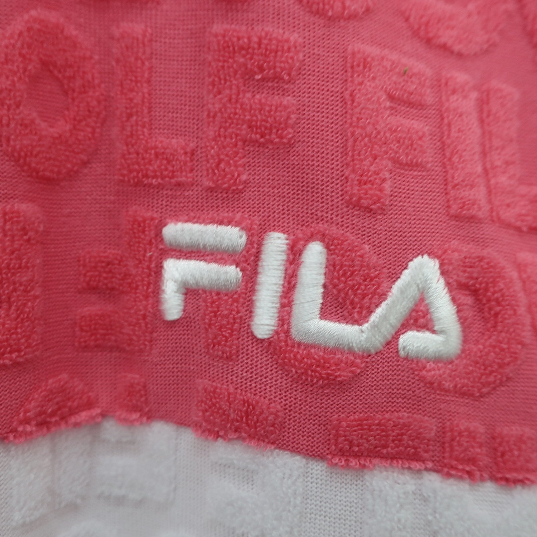 FILA GOLF(フィラゴルフ) ワンピース ピンク白 レディース L A
