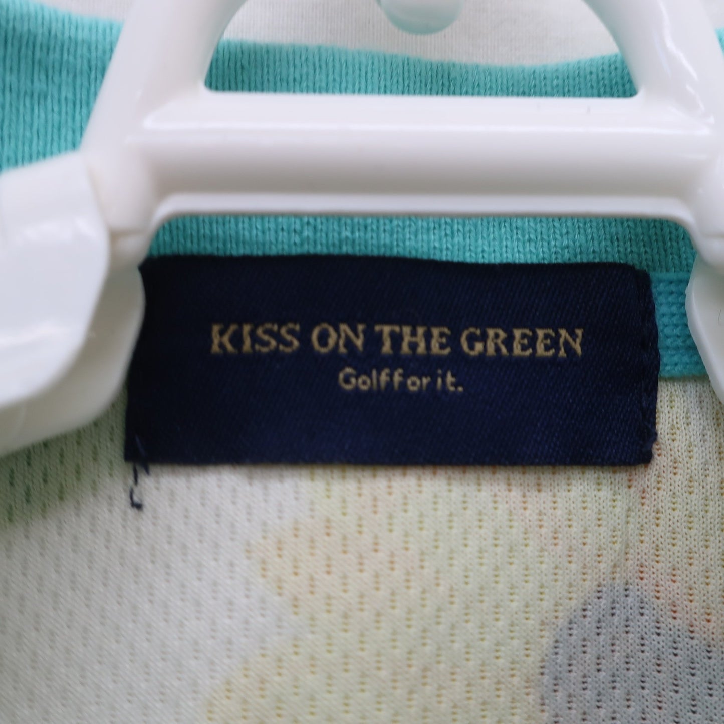 KISS ON THE GREEN(キスオンザグリーン) ポロシャツ ひまわり柄 レディース 2 A