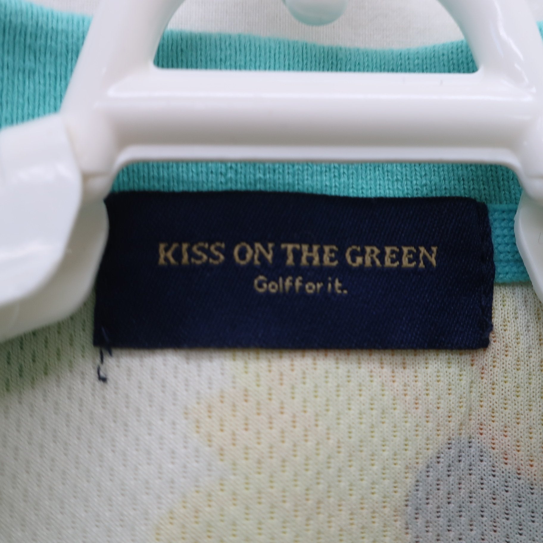 KISS ON THE GREEN(キスオンザグリーン) ポロシャツ ひまわり柄 レディース 2 A