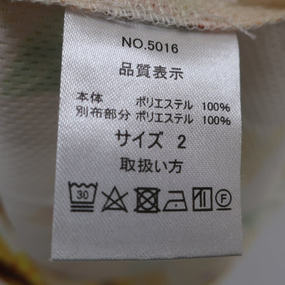 KISS ON THE GREEN(キスオンザグリーン) ポロシャツ ひまわり柄 レディース 2 A