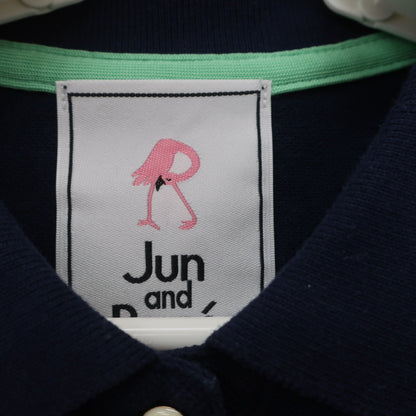 Jun and Rope(ジュン アンド ロペ) ポロシャツ ネイビー レディース M A