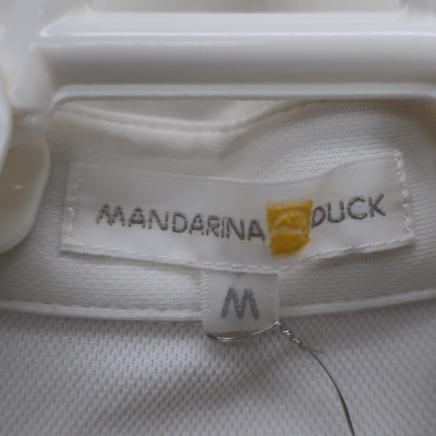 MANDARINA DUCK(マンダリナダック) ポロシャツ 白 レディース M A