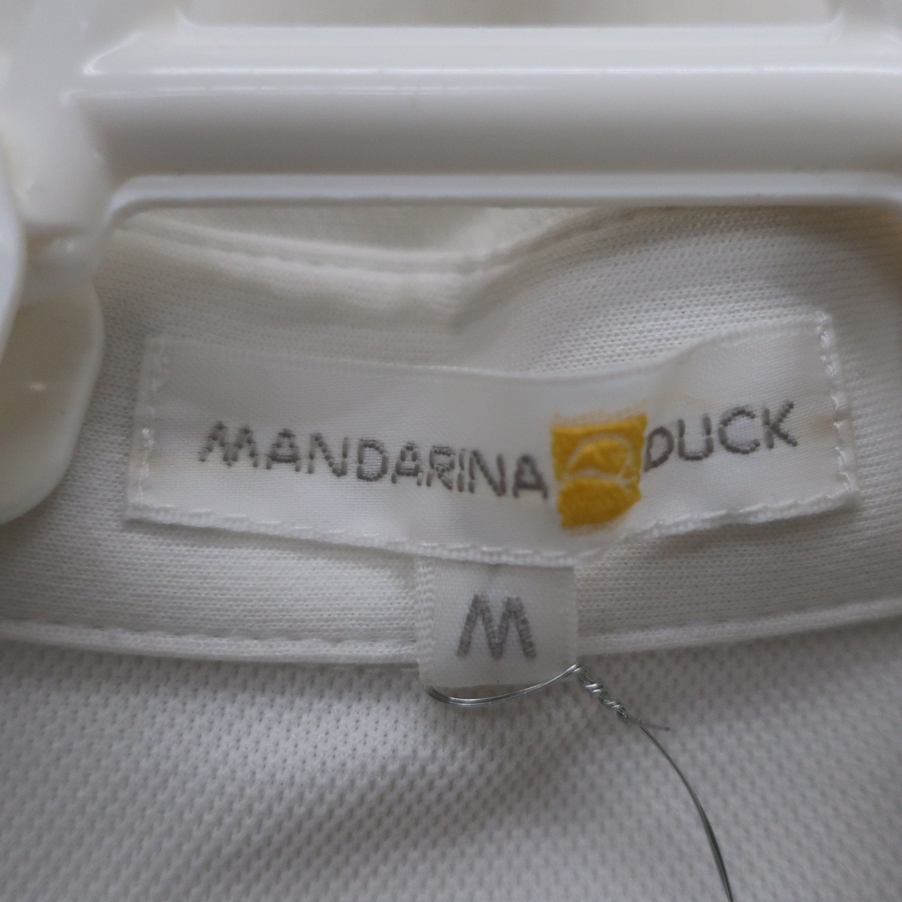 MANDARINA DUCK(マンダリナダック) ポロシャツ 白 レディース M A
