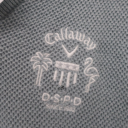 Callaway(キャロウェイ) Vネックセーター 青 メンズ L B