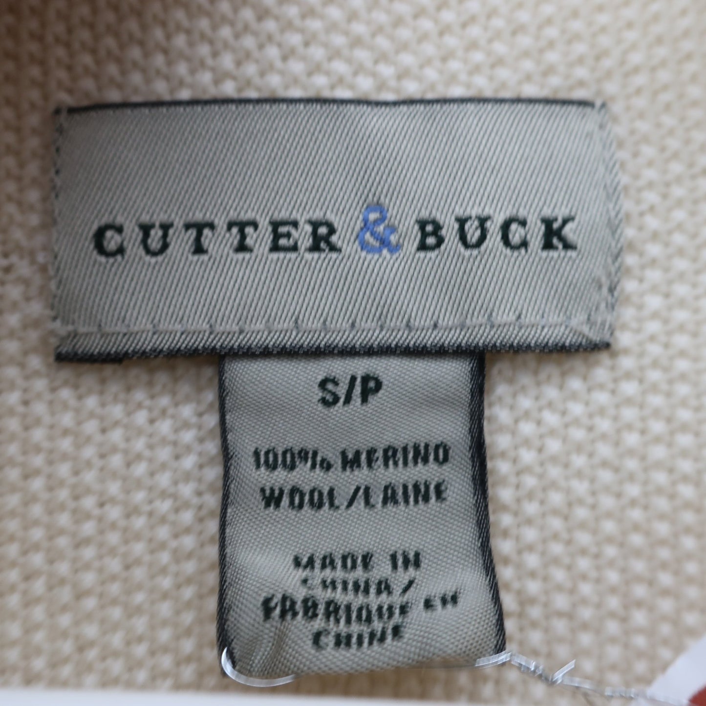 CUTTER&BUCK(カッター＆バック) セーター 白 メンズ S/P B
