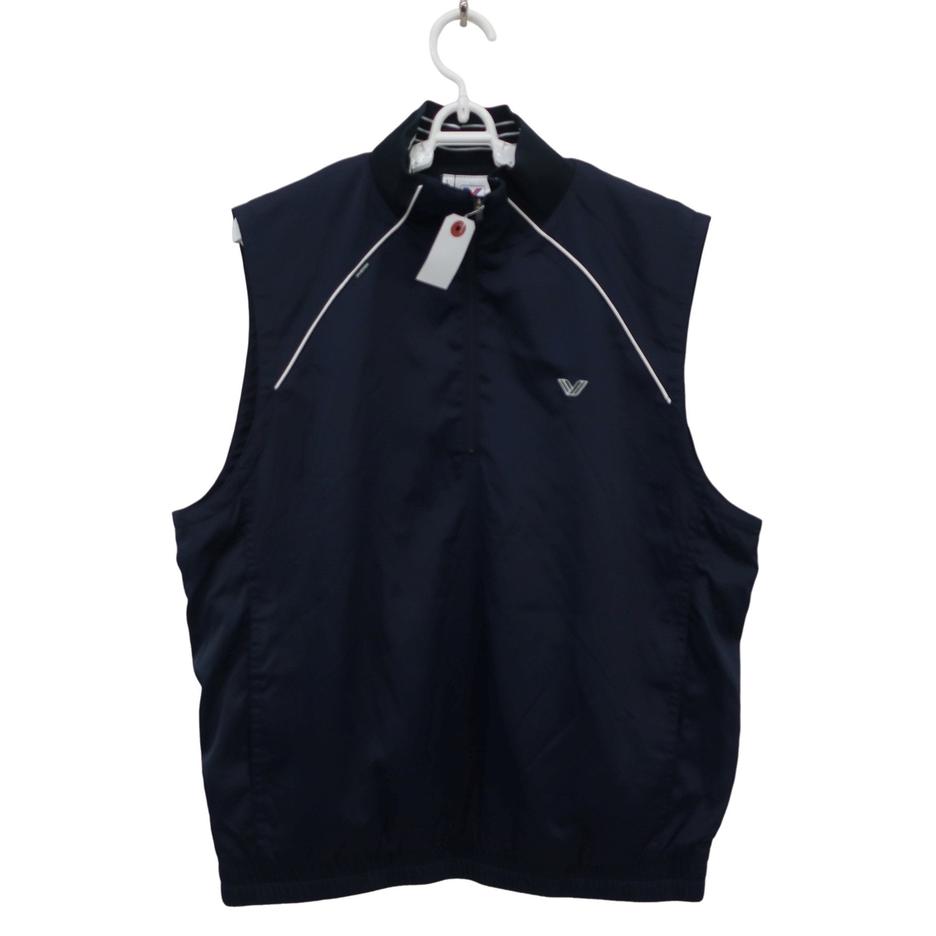 PHENIX GOLF フルジップナイロンベスト ネイビー メンズ L A