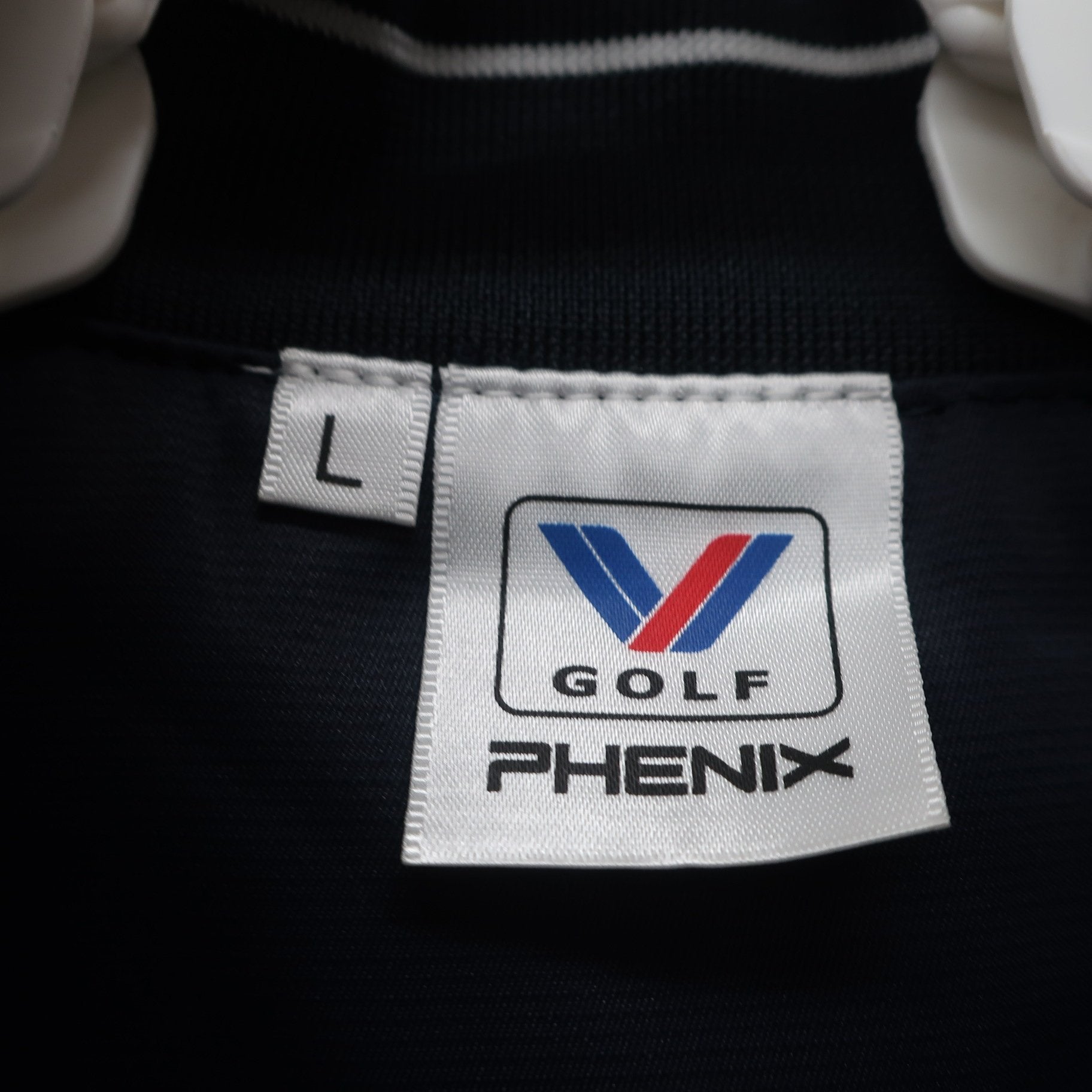 PHENIX GOLF フルジップナイロンベスト ネイビー メンズ L A