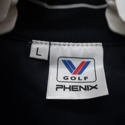 PHENIX GOLF フルジップナイロンベスト ネイビー メンズ L A