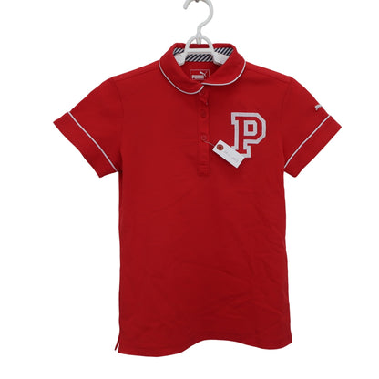 PUMA GOLF(プーマゴルフ) ポロシャツ 赤 レディース S A