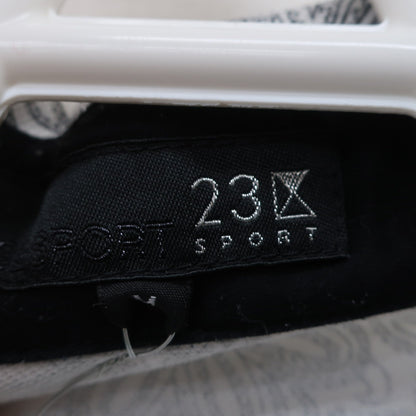 23区 SPORT(23区スポーツ) ポロシャツ 白黒ペイズリー柄 メンズ M A