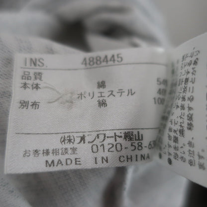 23区 SPORT(23区スポーツ) ポロシャツ 白黒ペイズリー柄 メンズ M A