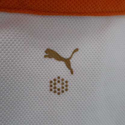 PUMA GOLF(プーマゴルフ) ポロシャツ 白オレンジ レディース M A