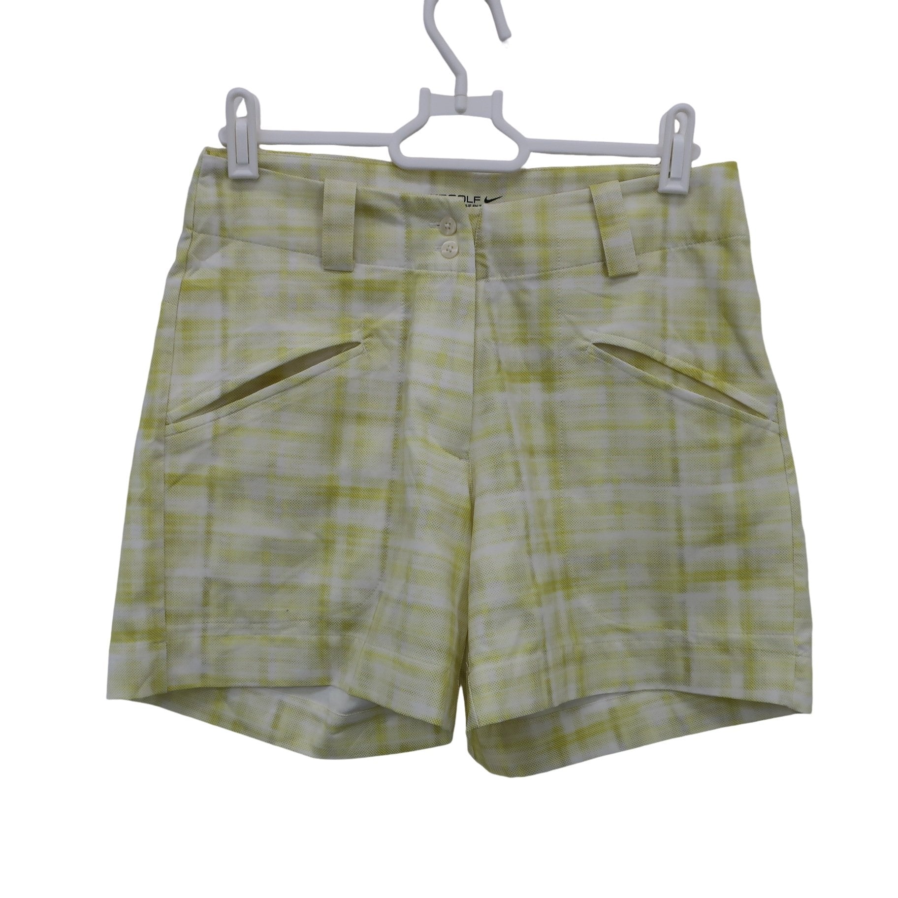 NIKE GOLF(ナイキゴルフ) ショートパンツ 黄色チェック レディース O A