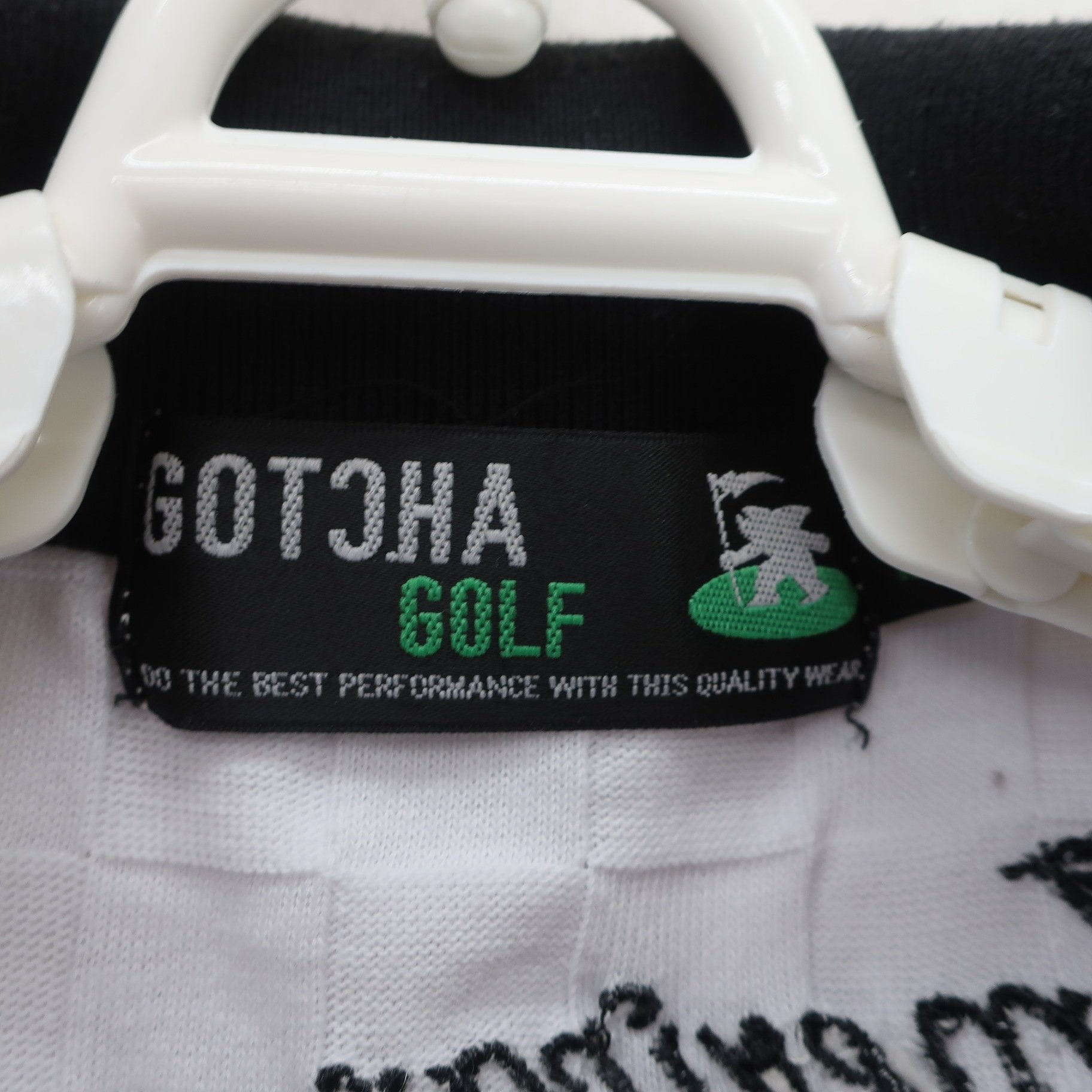 GOTCHA GOLF(ゴッチャゴルフ) ポロシャツ 白 メンズ M A