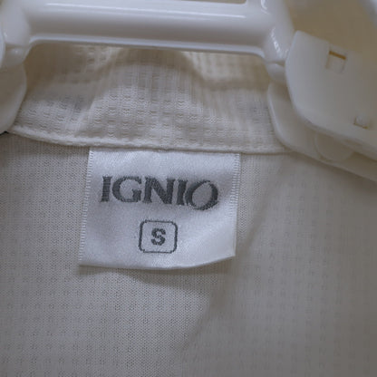 IGNIO(イグニオ) 半袖ハーフジップシャツ 白 レディース S A