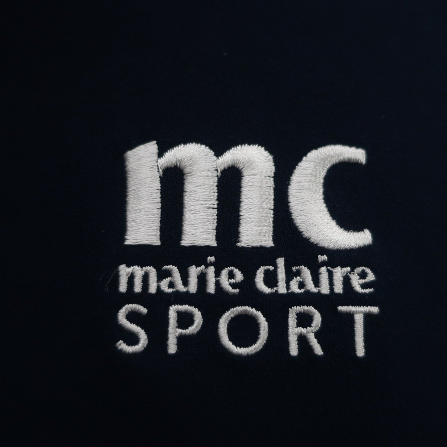 marie claire sport(マリ・クレール・スポーツ) 長袖モックネックシャツ ネイビー レディース S A