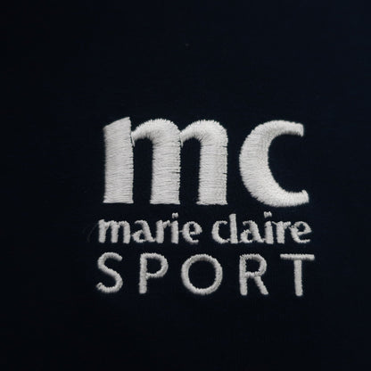 marie claire sport(マリ・クレール・スポーツ) 長袖モックネックシャツ ネイビー レディース S A