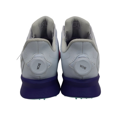 FOOTJOY(フットジョイ) ダイヤル式スパイクレスゴルフシューズ 白ピンク紫 レディース 24.0cm 90573J S
