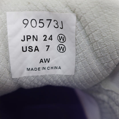 FOOTJOY(フットジョイ) ダイヤル式スパイクレスゴルフシューズ 白ピンク紫 レディース 24.0cm 90573J S
