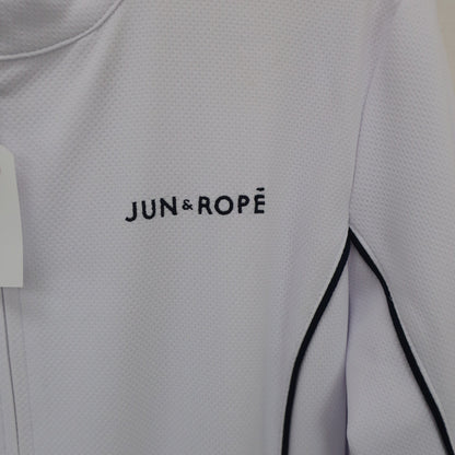 Jun and Rope(ジュン アンド ロペ) 長袖フルジップジャケット 白 レディース L A