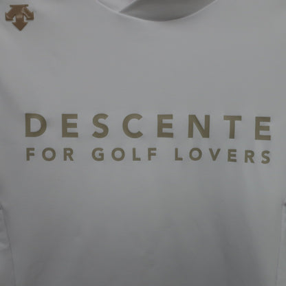 DESCENTE(デサント) 半袖モックネックシャツ 白 レディース M A