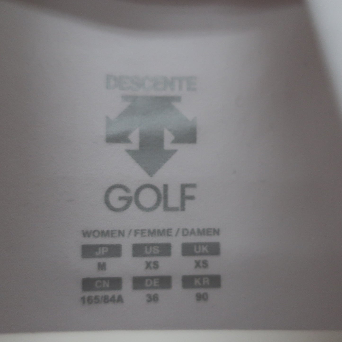 DESCENTE(デサント) 半袖モックネックシャツ 白 レディース M A