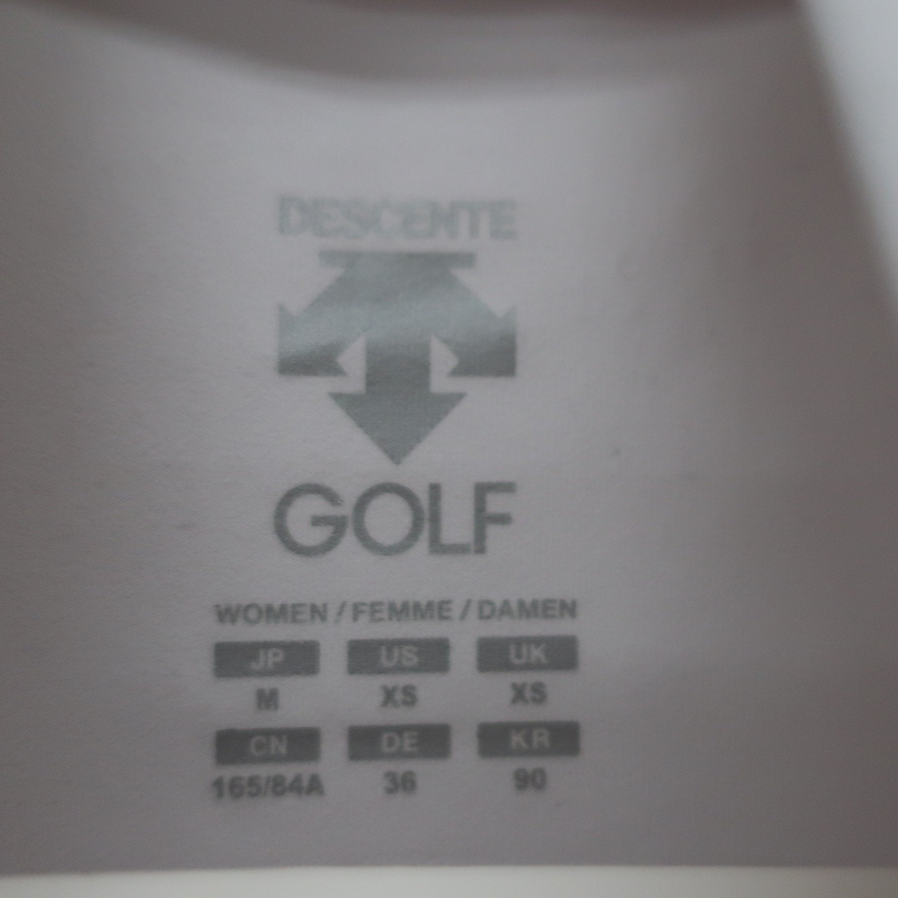 DESCENTE(デサント) 半袖モックネックシャツ 白 レディース M A