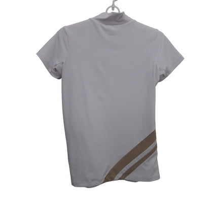 DESCENTE(デサント) 半袖モックネックシャツ 白 レディース M A