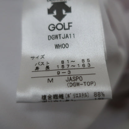 DESCENTE(デサント) 半袖モックネックシャツ 白 レディース M A