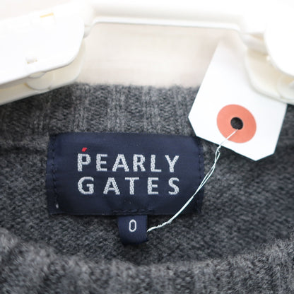 PEARLY GATES(パーリーゲイツ) セーター グレー レディース 0 055-8170004 A