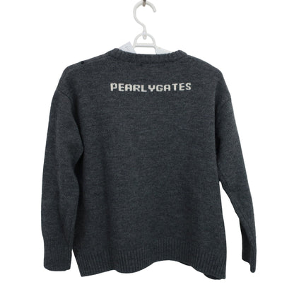 PEARLY GATES(パーリーゲイツ) セーター グレー レディース 0 055-8170004 A