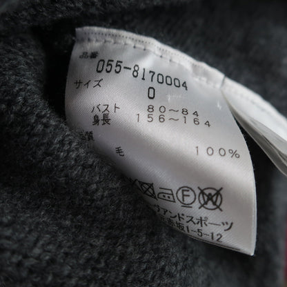 PEARLY GATES(パーリーゲイツ) セーター グレー レディース 0 055-8170004 A