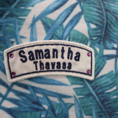 Samantha Thavasa(サマンサタバサ) ノースリーブポロシャツ 青系 レディース 38 A