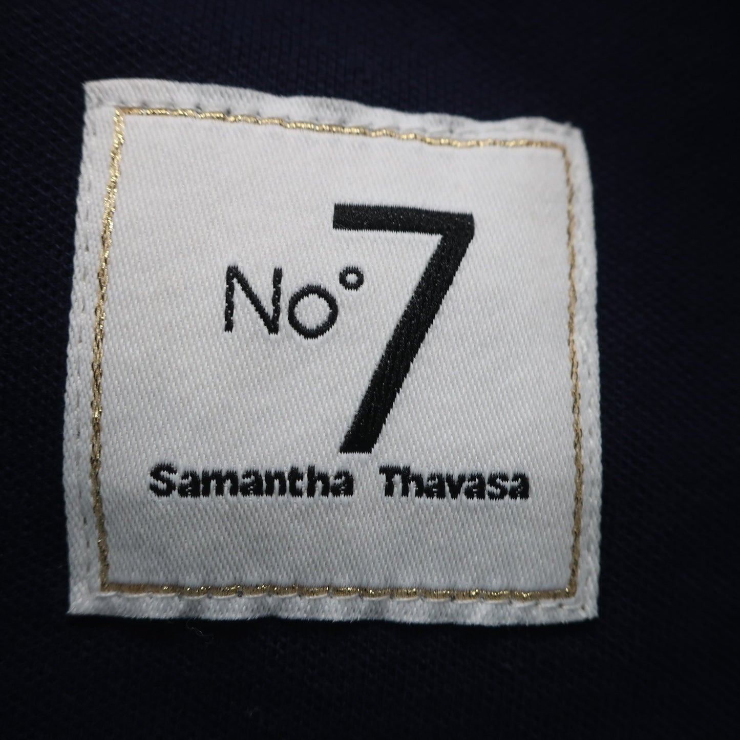 Samantha Thavasa(サマンサタバサ) ノースリーブポロシャツ 青系 レディース 38 A