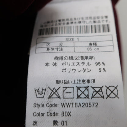 WAAC(ワック) 長袖ポロシャツ ワインレッド レディース 1 WWTBA20572 A