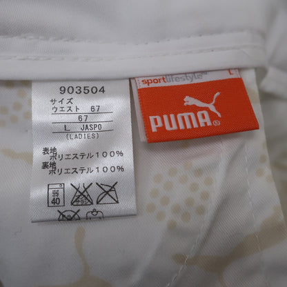 PUMA GOLF(プーマゴルフ) パンツ 白 レディース L(67cm) A