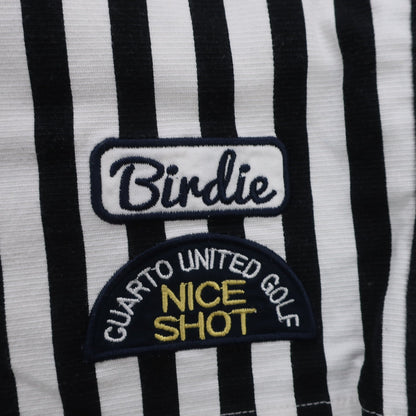 Cuarto UNITED(クアルトユナイテッド) ショートパンツ 白黒ストライプ レディース L A