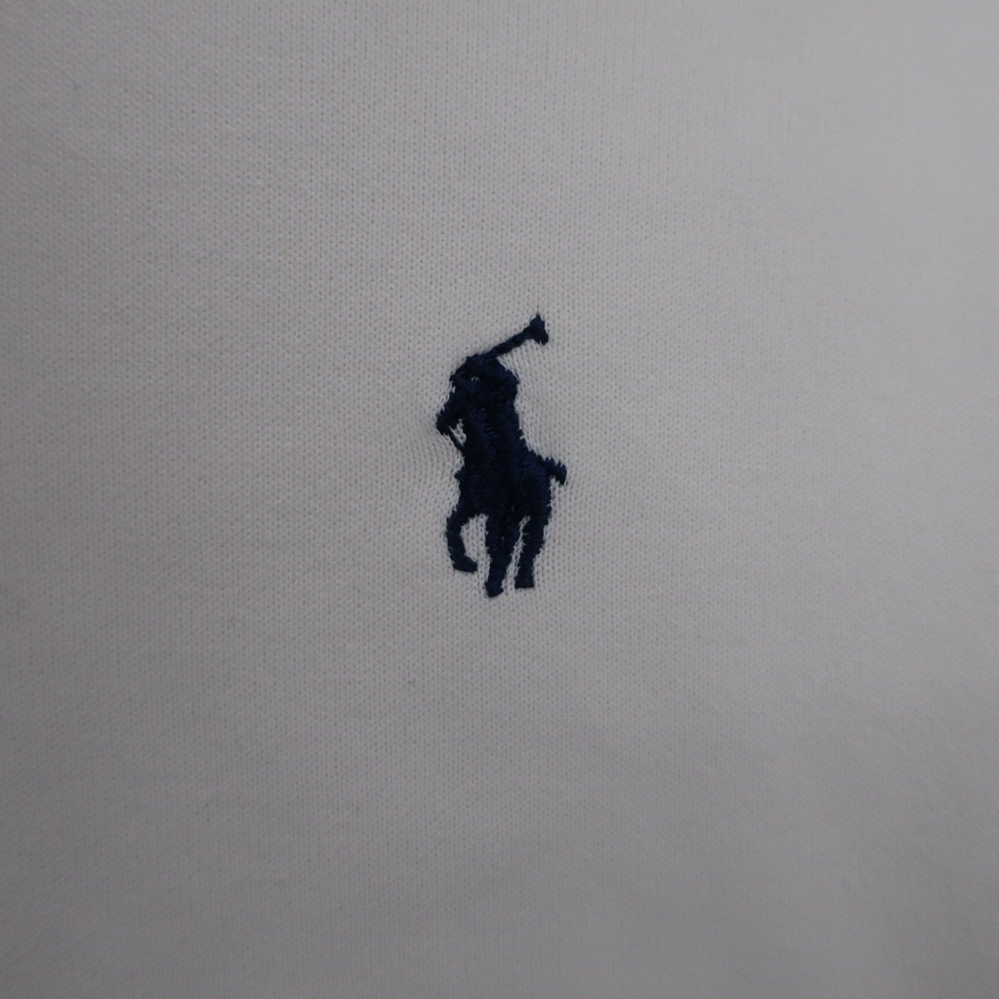 RALPH LAUREN(ラルフローレン) 長袖ハーフジップシャツ 白 レディース M A
