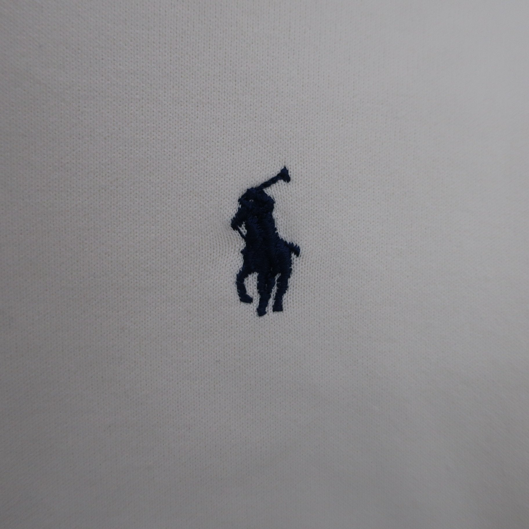 RALPH LAUREN(ラルフローレン) 長袖ハーフジップシャツ 白 レディース M A