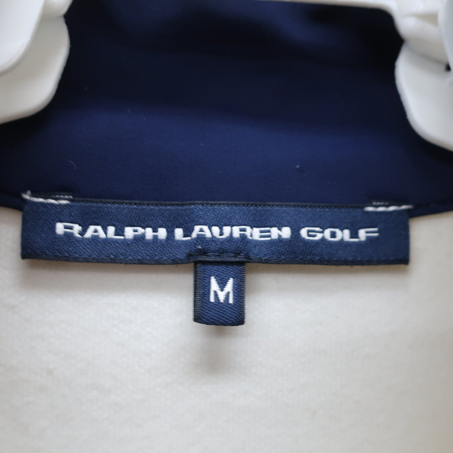 RALPH LAUREN(ラルフローレン) 長袖ハーフジップシャツ 白 レディース M A