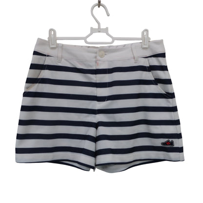New Balance golf(ニューバランスゴルフ) ショートパンツ 白ネイビーボーダー レディース 1 012-8132504 B