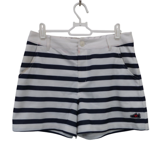 New Balance golf(ニューバランスゴルフ) ショートパンツ 白ネイビーボーダー レディース 1 012-8132504 B