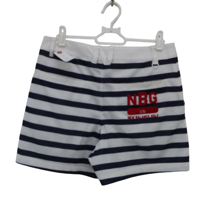 New Balance golf(ニューバランスゴルフ) ショートパンツ 白ネイビーボーダー レディース 1 012-8132504 B