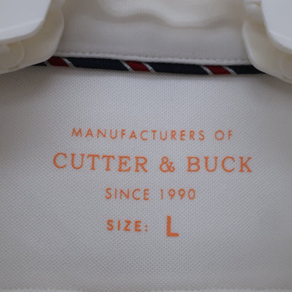 CUTTER&BUCK(カッター＆バック) ポロシャツ 白 メンズ L B
