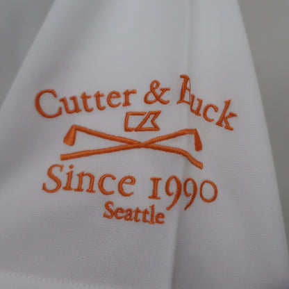 CUTTER&BUCK(カッター＆バック) ポロシャツ 白 メンズ L B